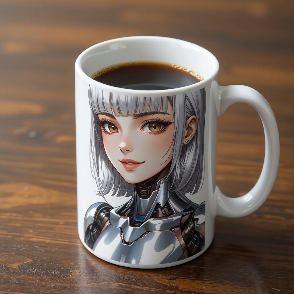 メカ子のマグカップ