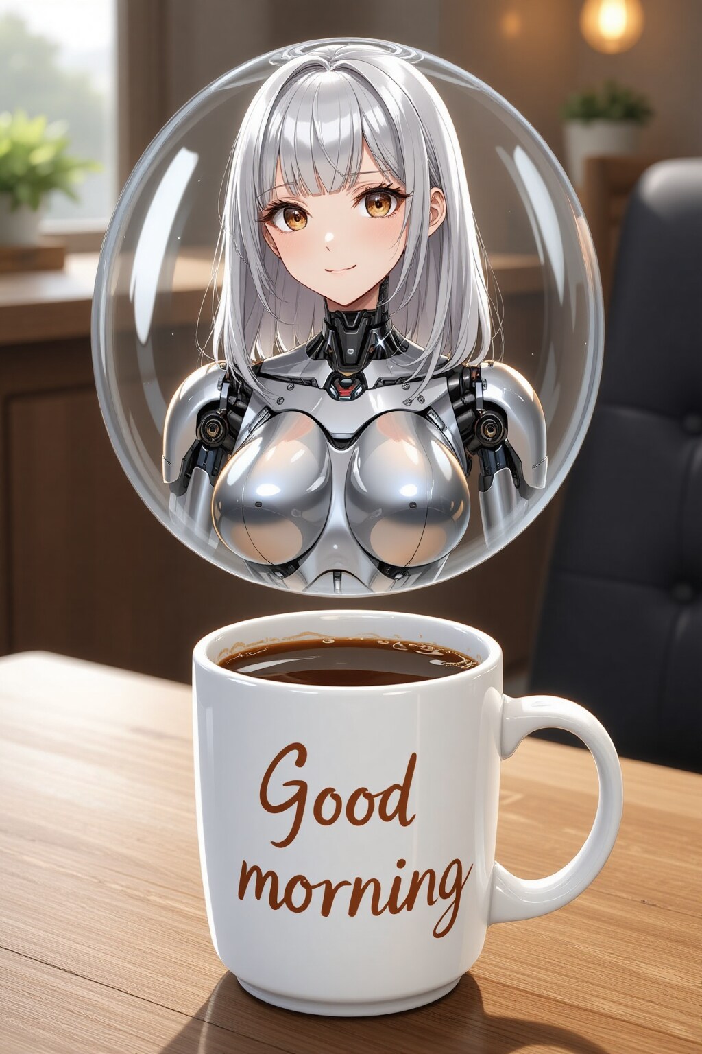 メカ子のマグカップ
