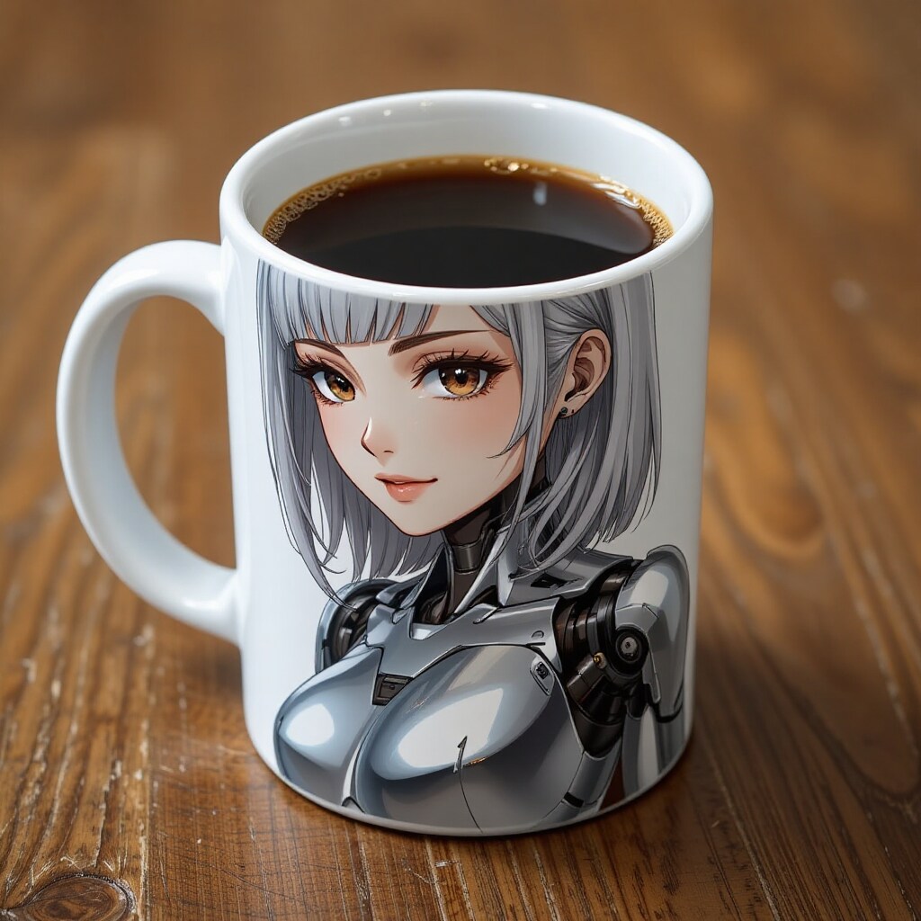 メカ子のマグカップ