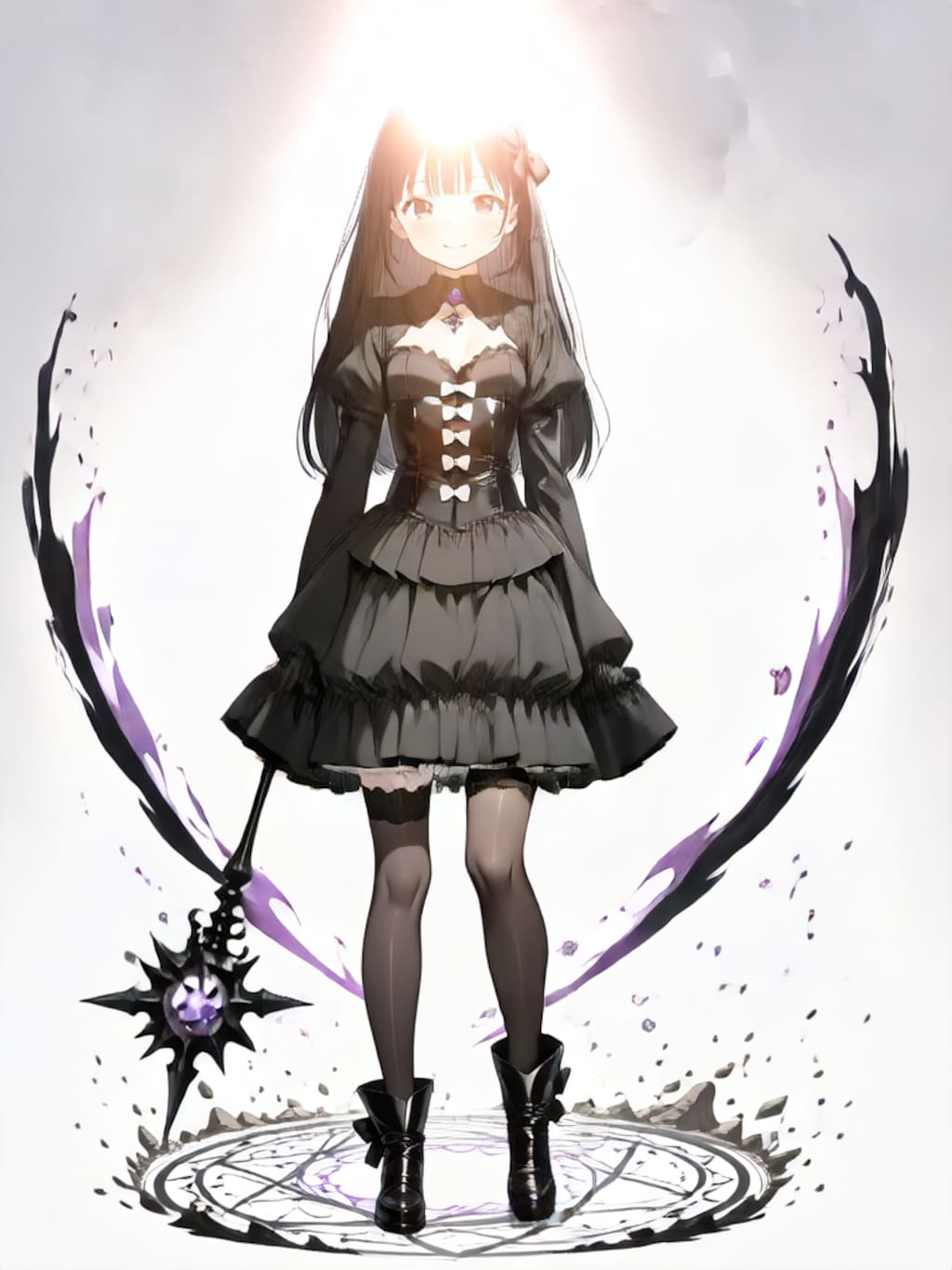 変身、魔法少女 春香【パラパライラスト】