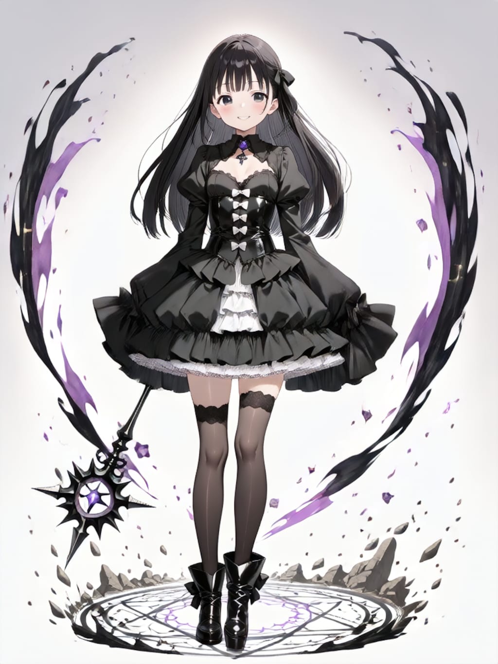 変身、魔法少女 春香【パラパライラスト】