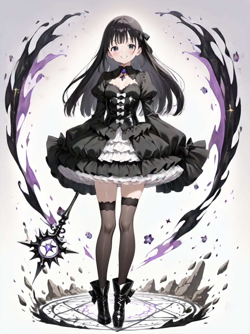 変身、魔法少女 春香【パラパライラスト】