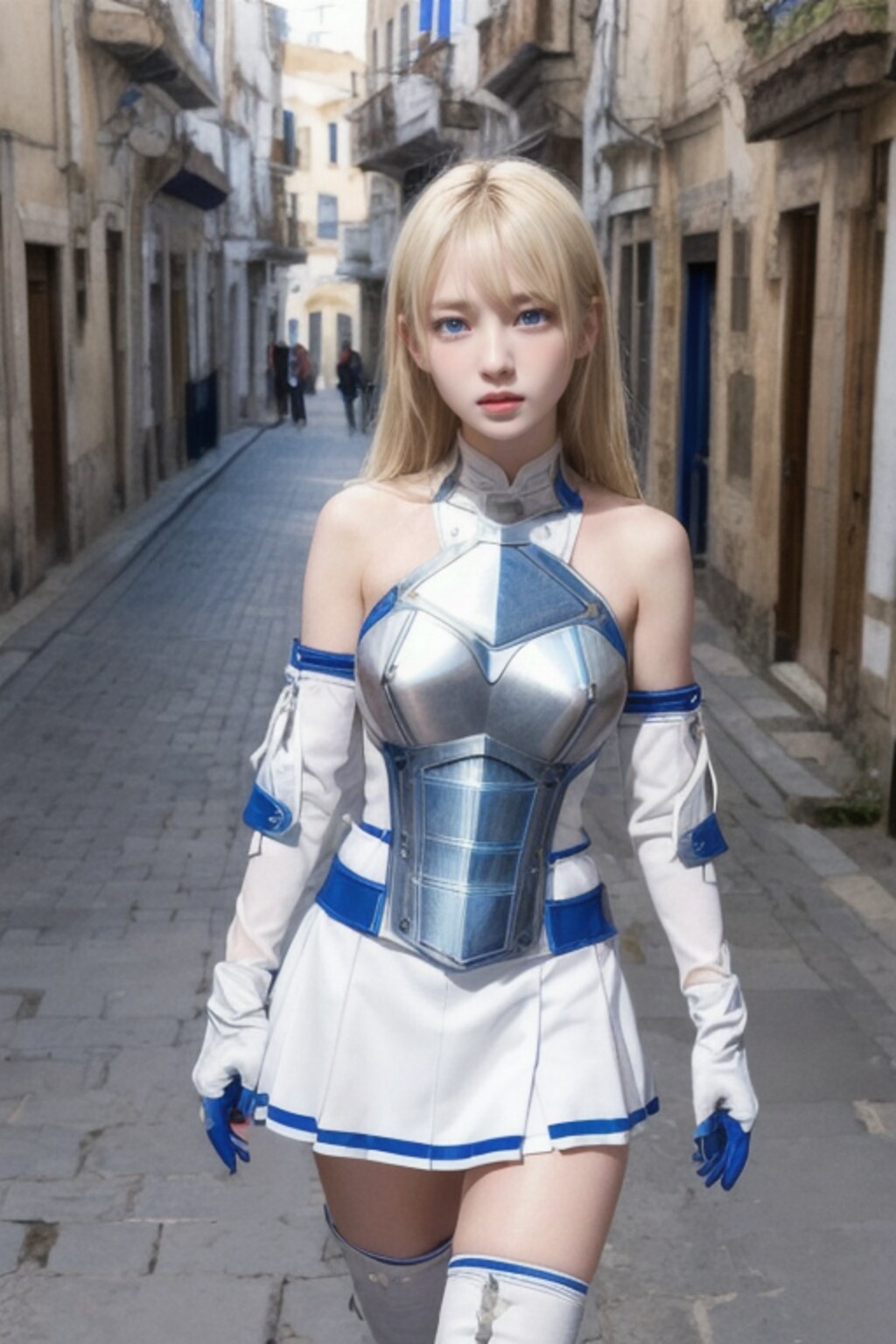 巡回するおぱ戦士