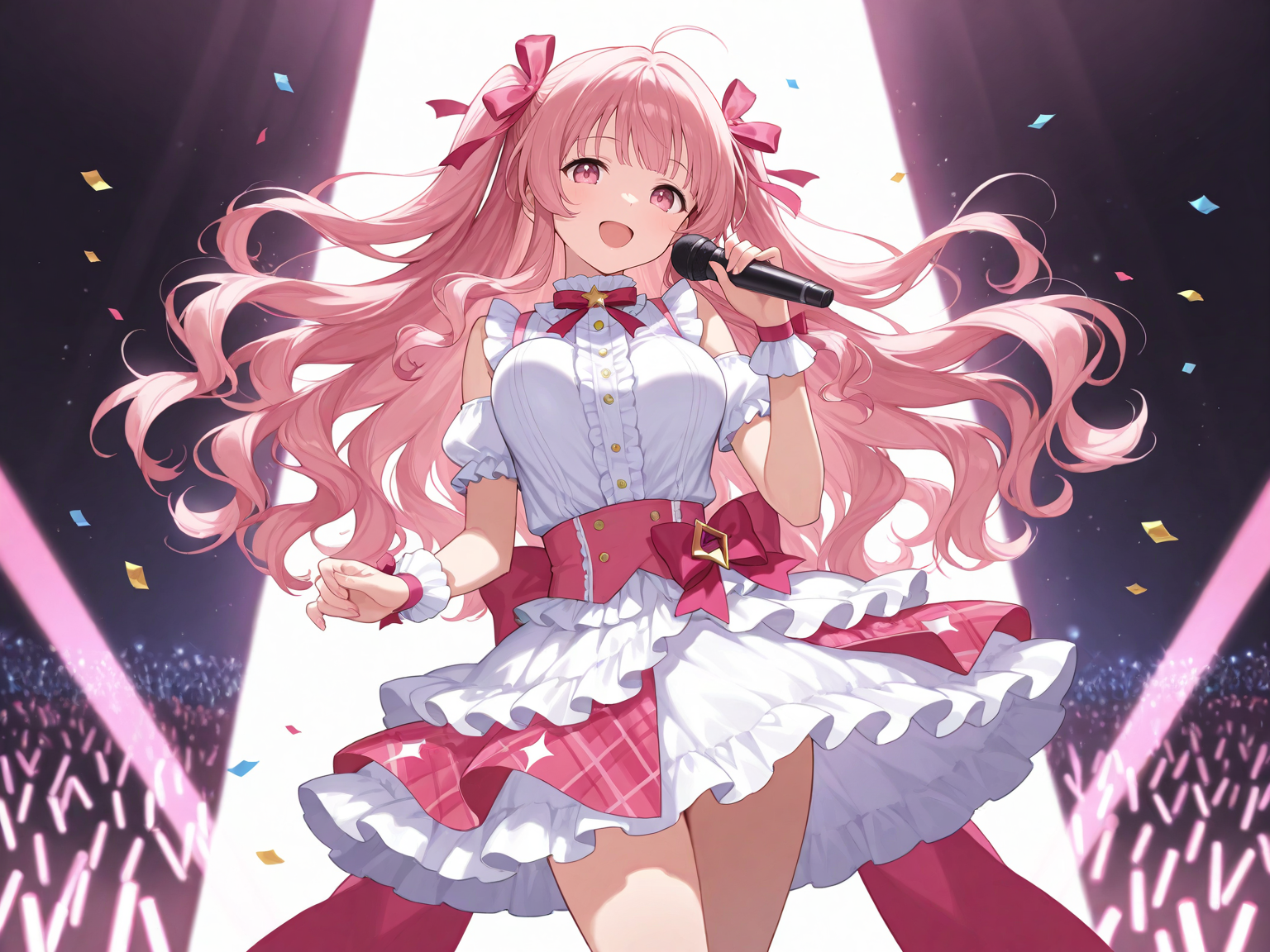 ピンクアイドル「ももちゃん」 | の人気AIイラスト・グラビア