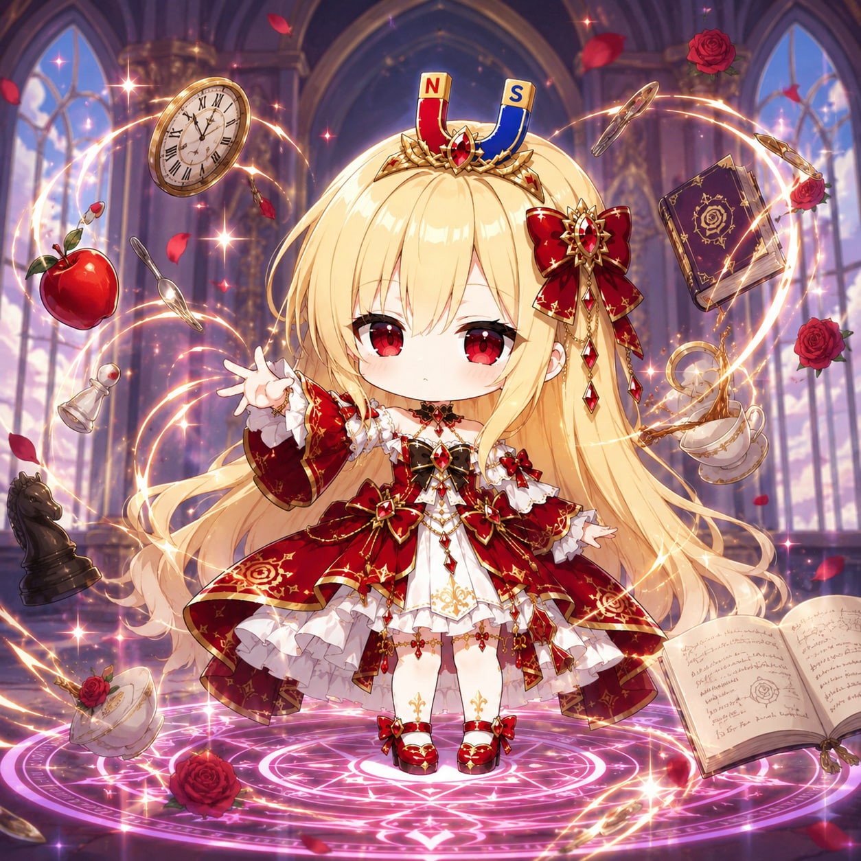 神聖マグネティア帝国第四皇女 マグナタシア・ローレンツィア・マグネティア＝アトラク＝ヘルローザフェルト大公女