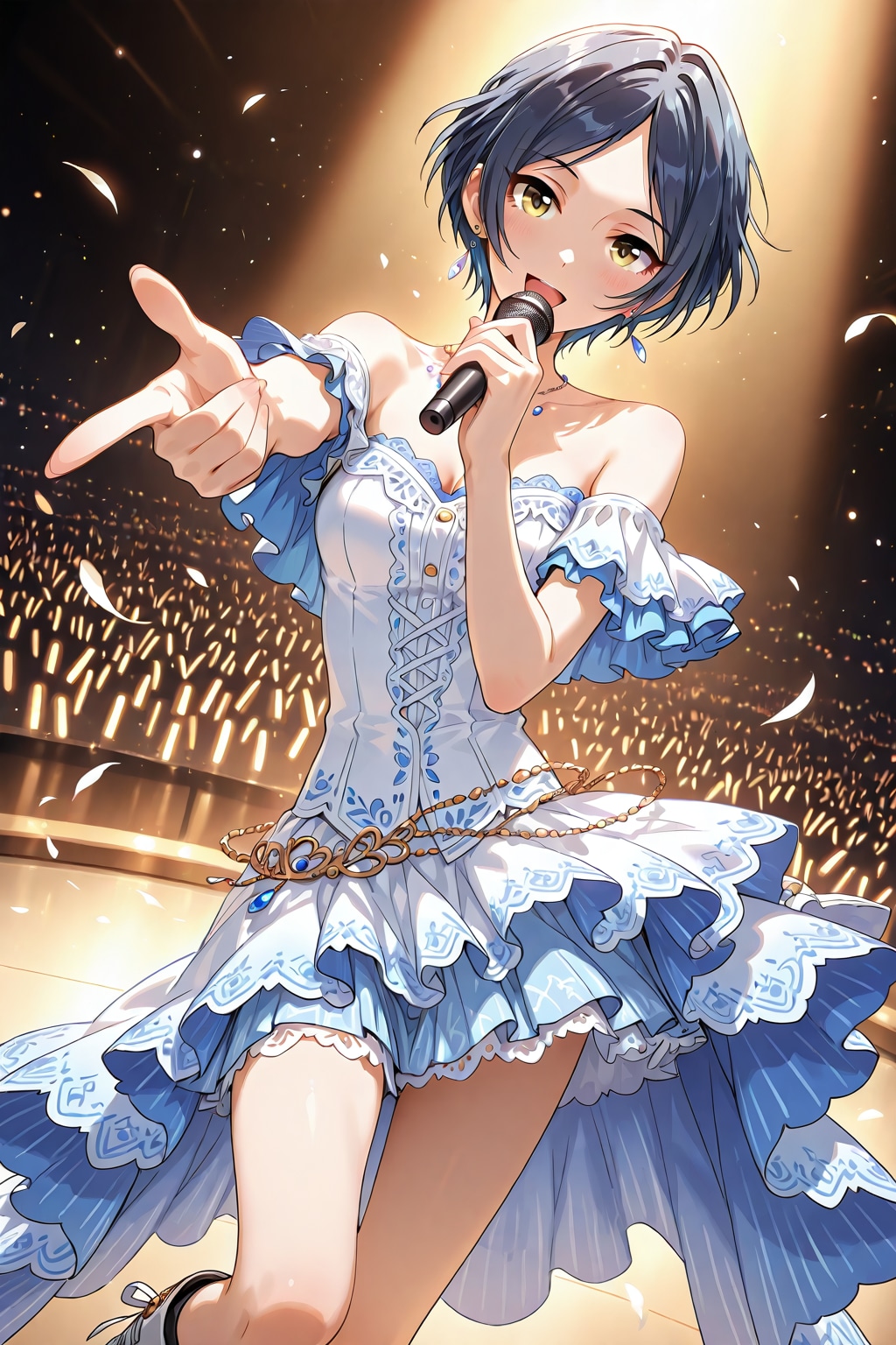 【コンサート】速水奏ちゃん　#BONSAI 新作衣装　ーパステルカラー設定ー | の人気AIイラスト・グラビア