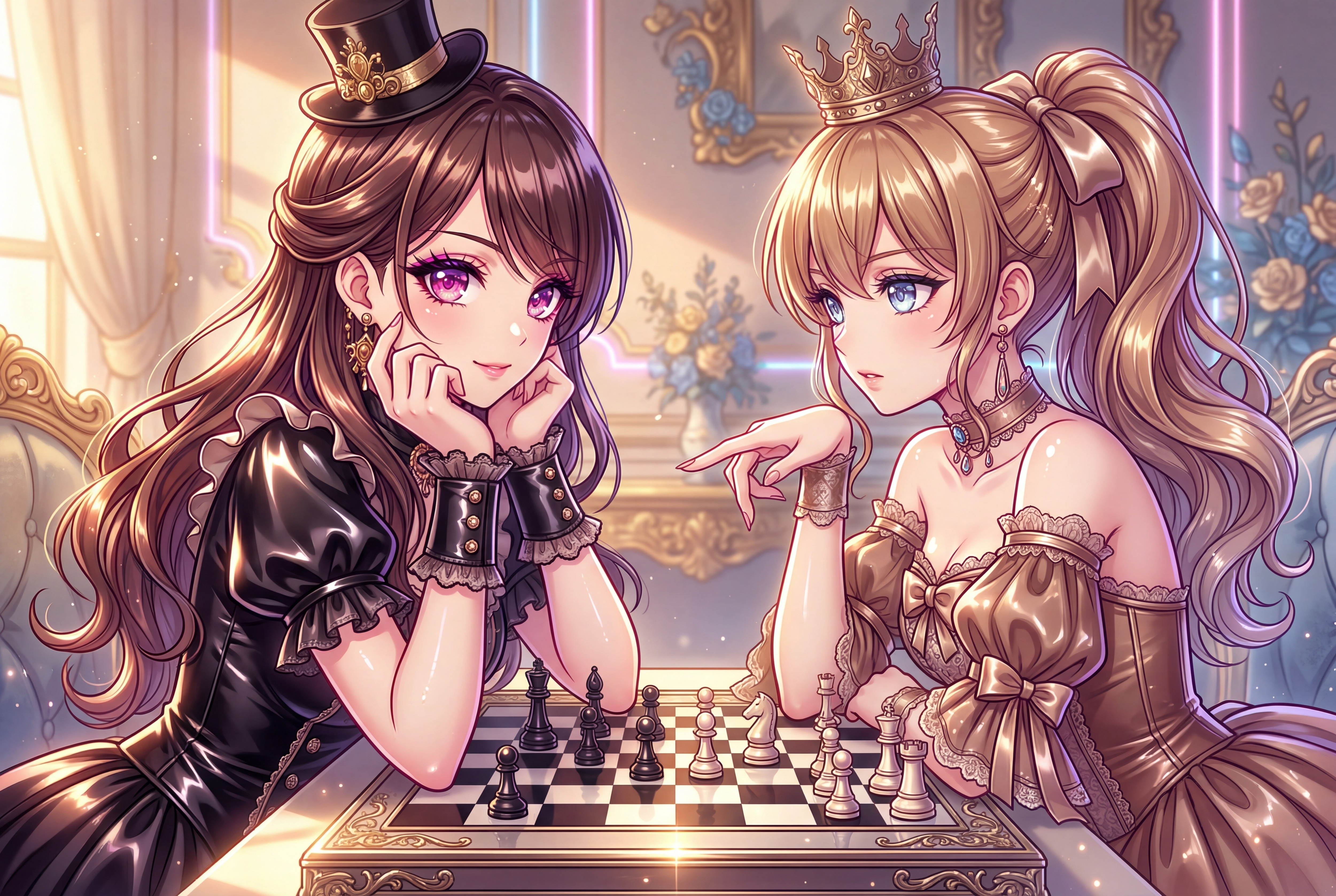 静寂なる王冠の対局 | の人気AIイラスト・グラビア