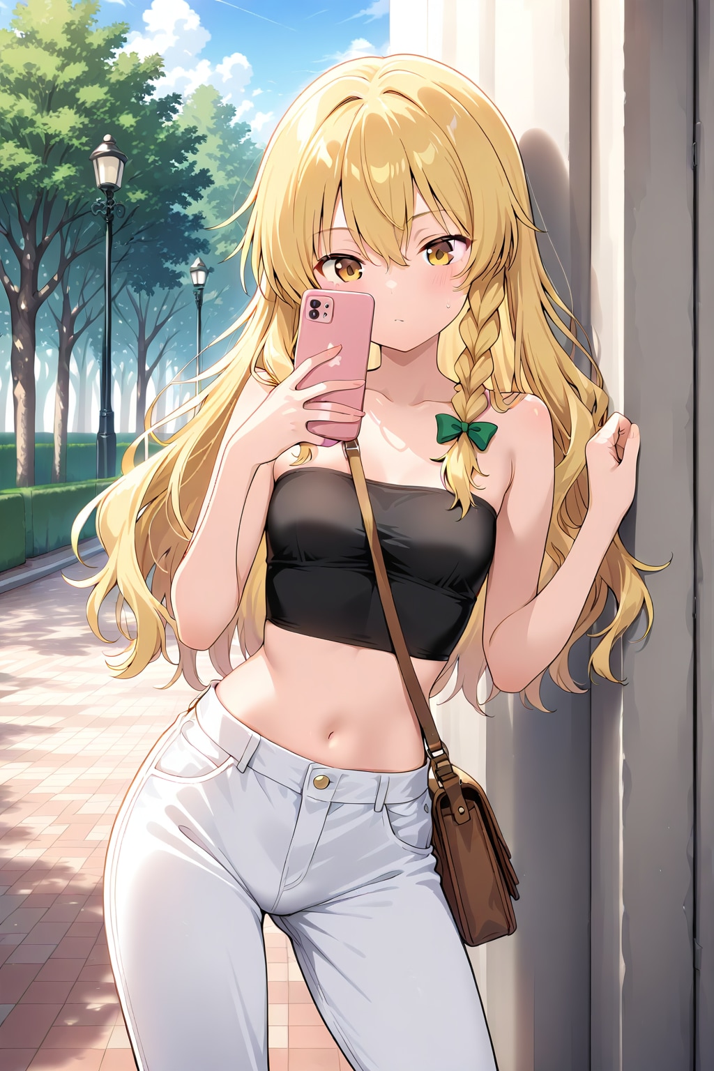 待ち合わせ中の霧雨魔理沙