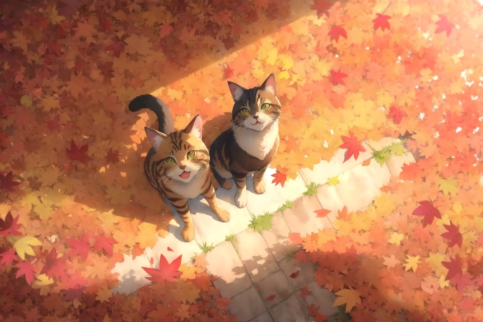 秋猫 | の人気AIイラスト・グラビア