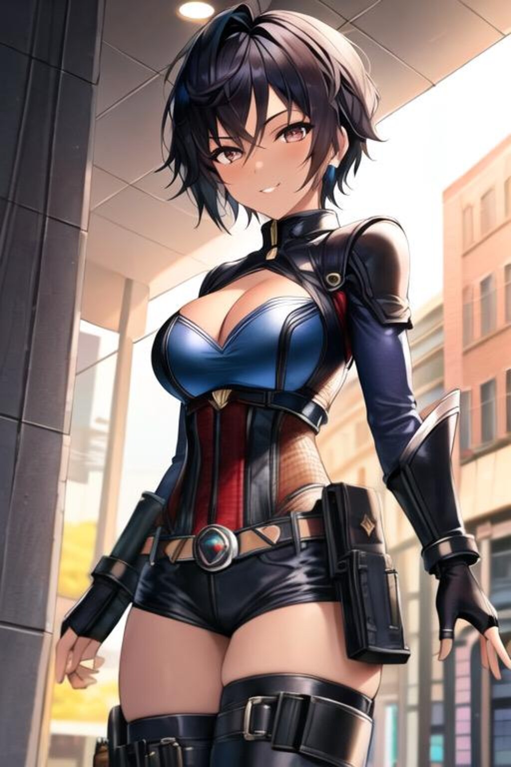 スチームパンクっぽい美女