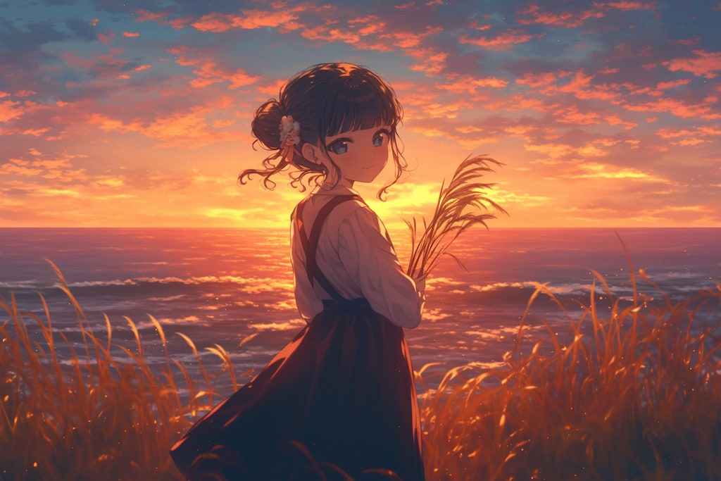 夕暮れのおだんごちゃん🍡✨150