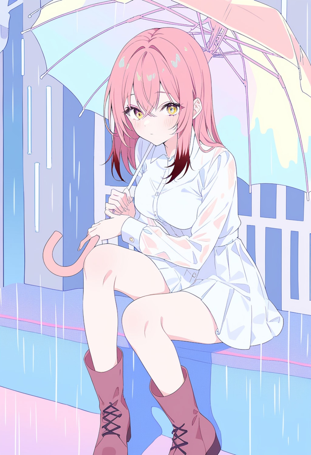 淡い雨模様[days AI]