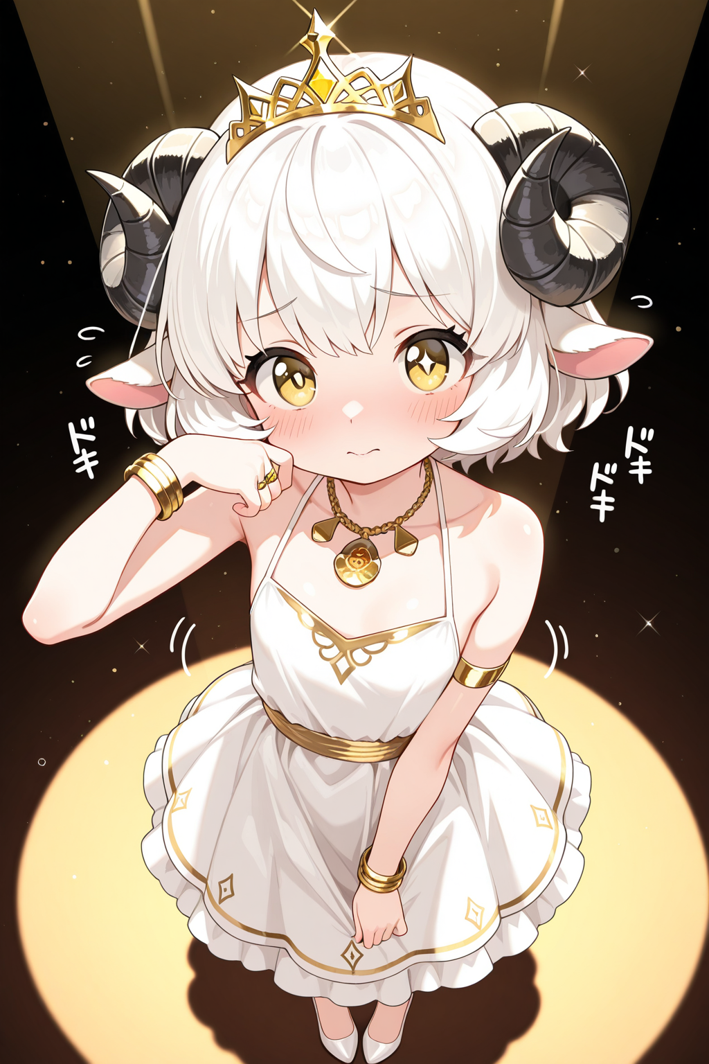 この格好、は、恥ずかしいですぅ～。
