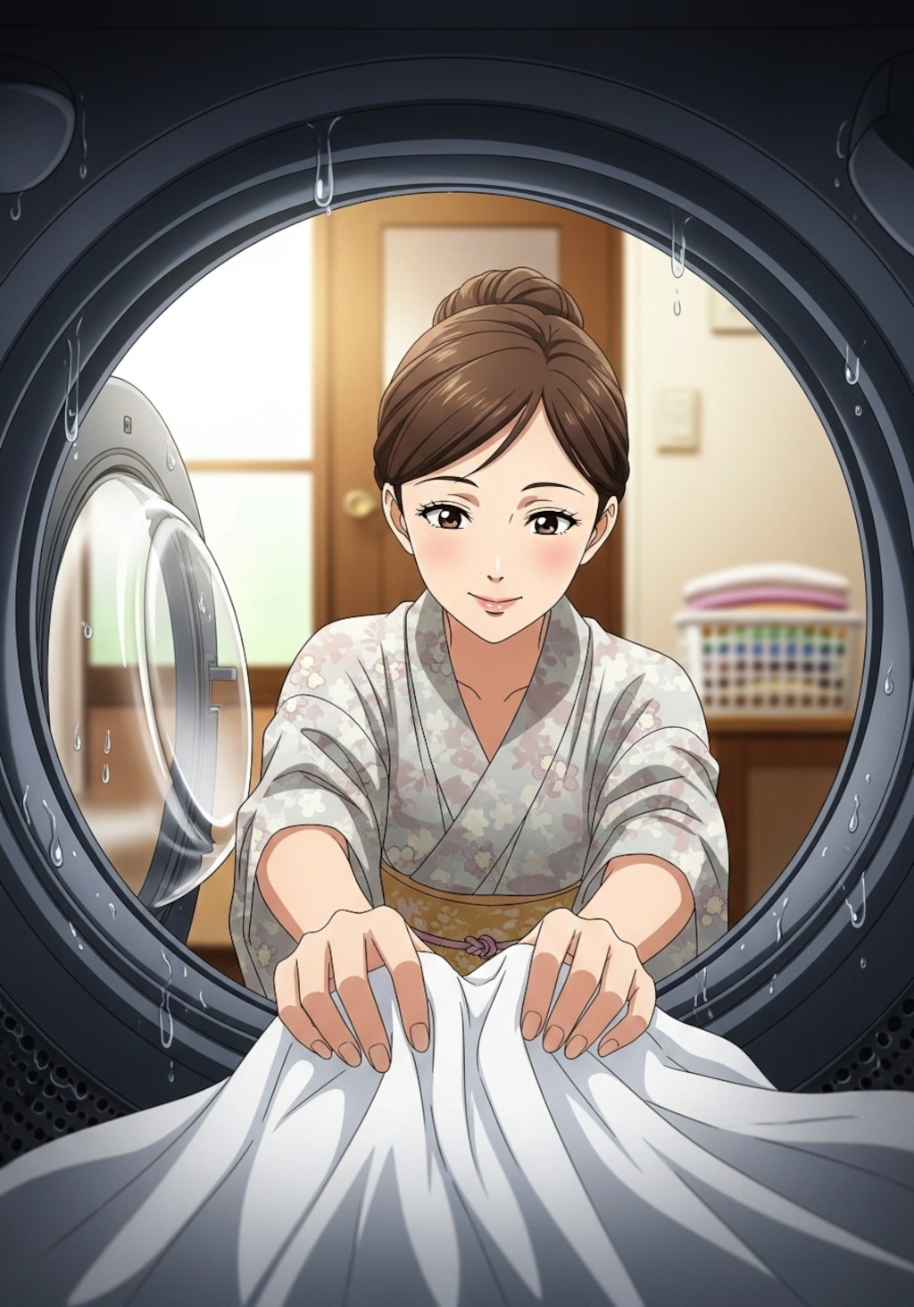 主婦、和夢さん40歳の日常～お洗濯