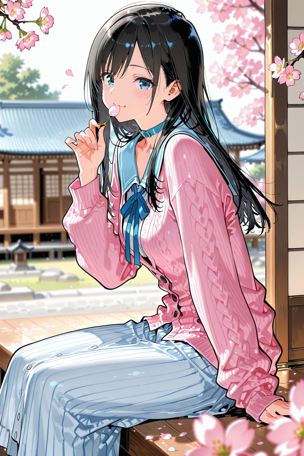 【企画：春色コーデ】花より団子② | の人気AIイラスト・グラビア