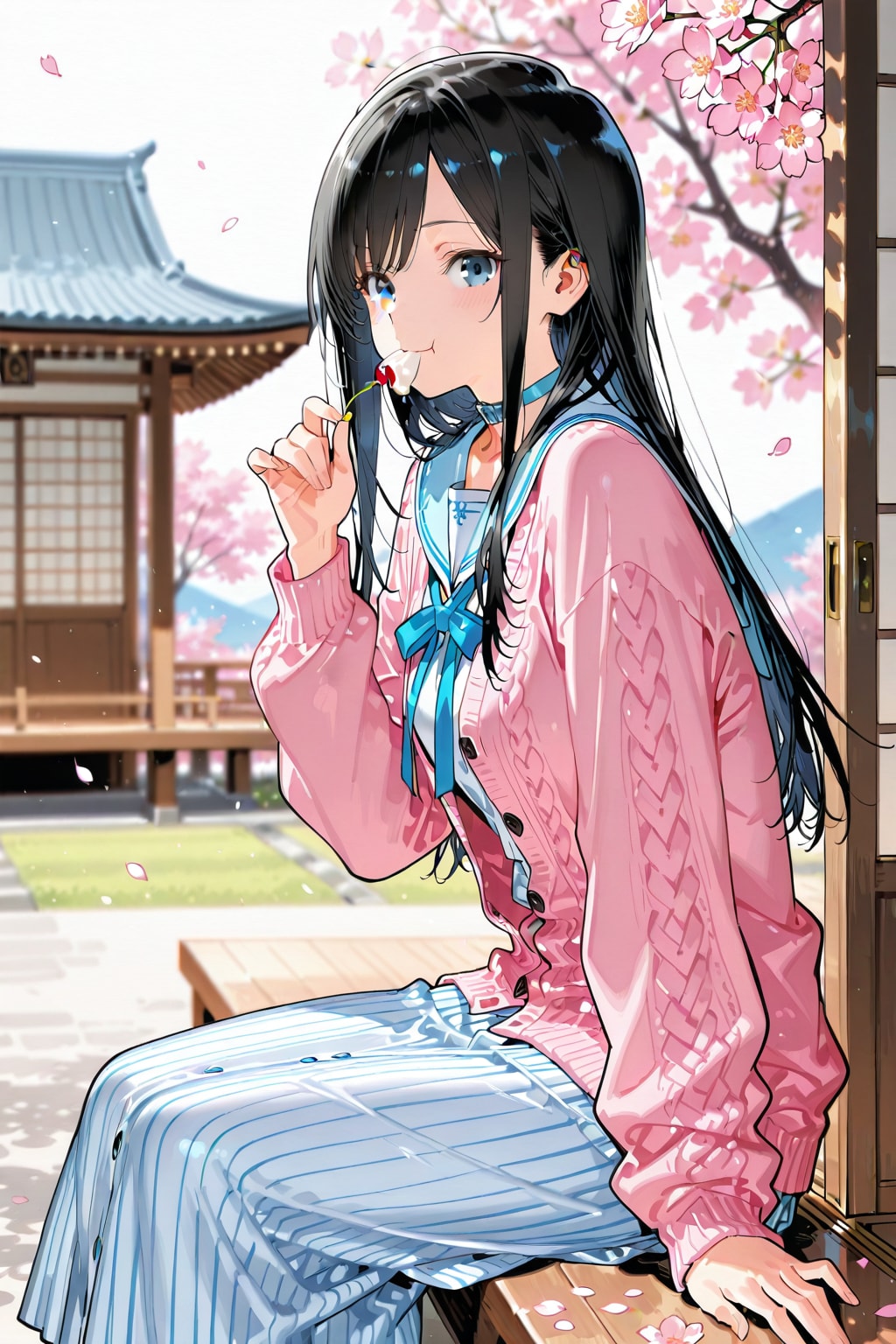 【企画：春色コーデ】花より団子②