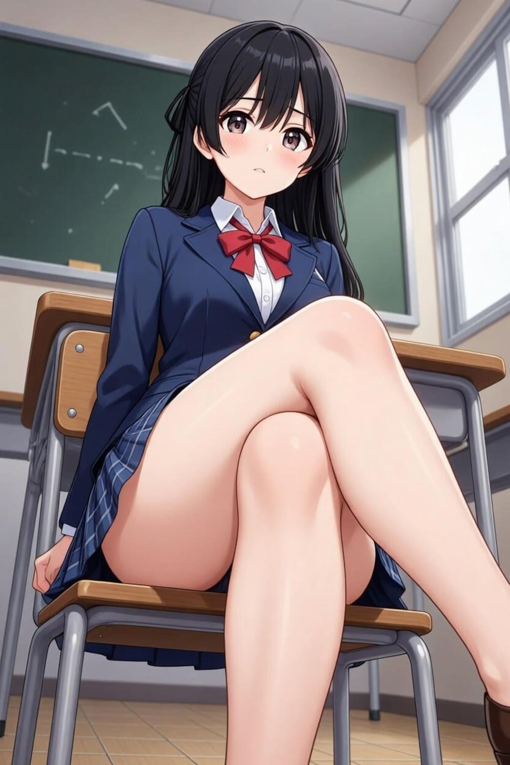 きれいな脚の組み方