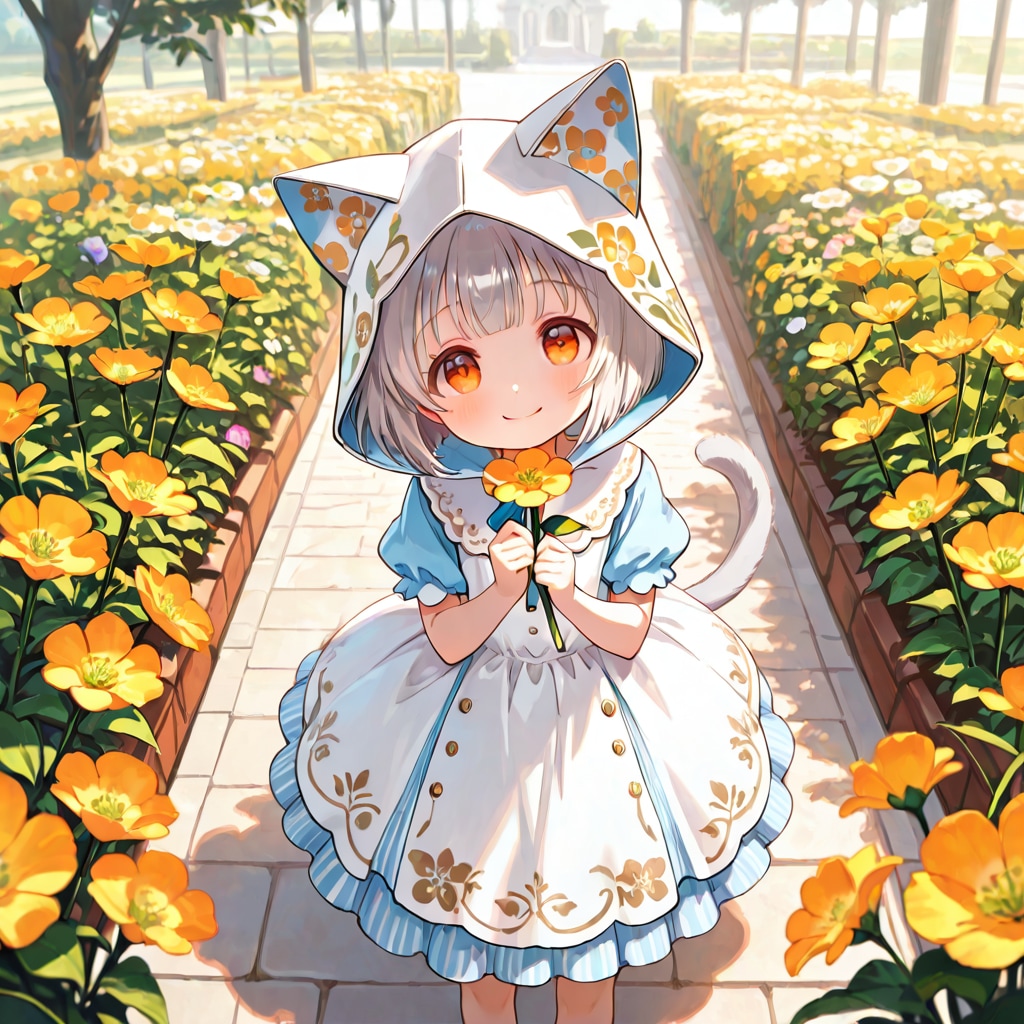 フロルのドレス姿 | の人気AIイラスト・グラビア
