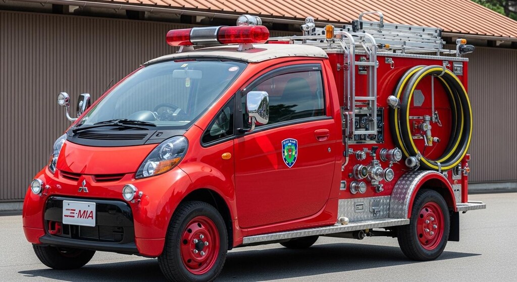Iミーブ消防車