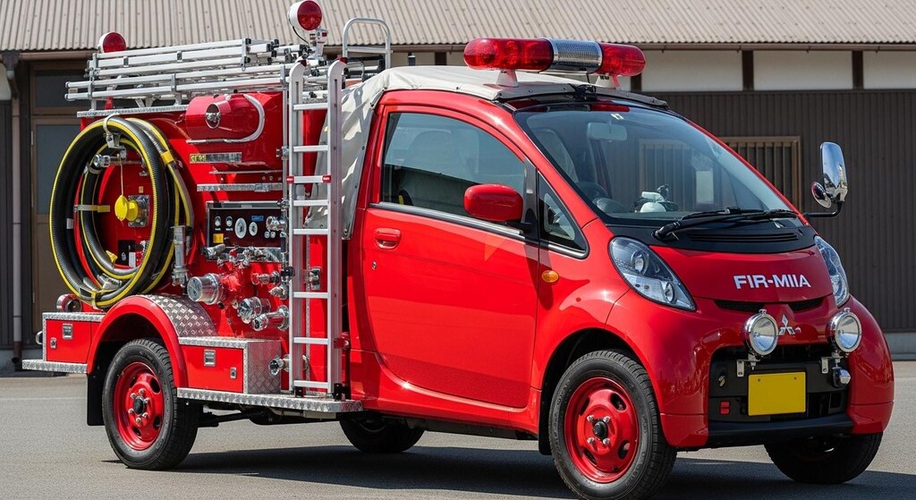 Iミーブ消防車