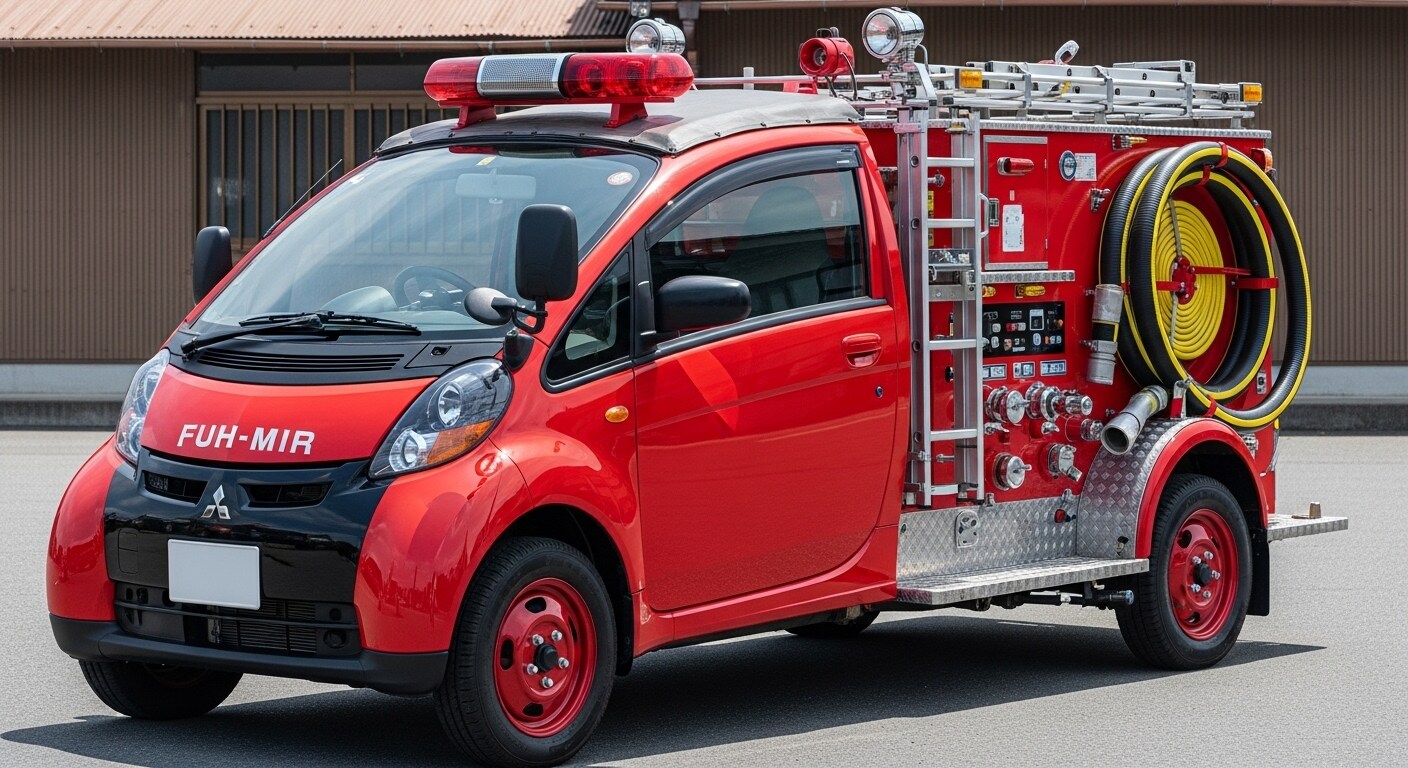 Iミーブ消防車 | の人気AIイラスト・グラビア