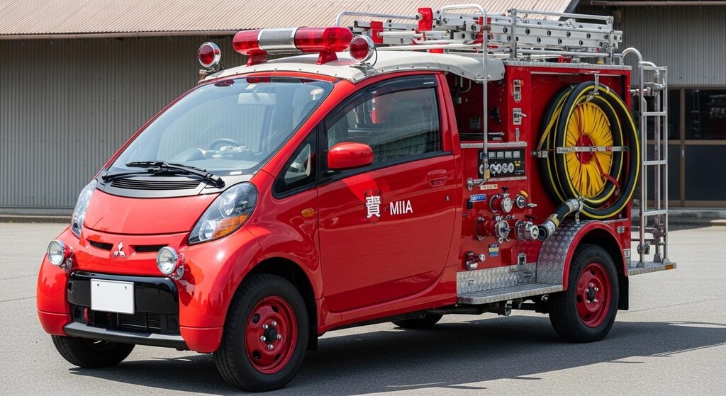 Iミーブ消防車