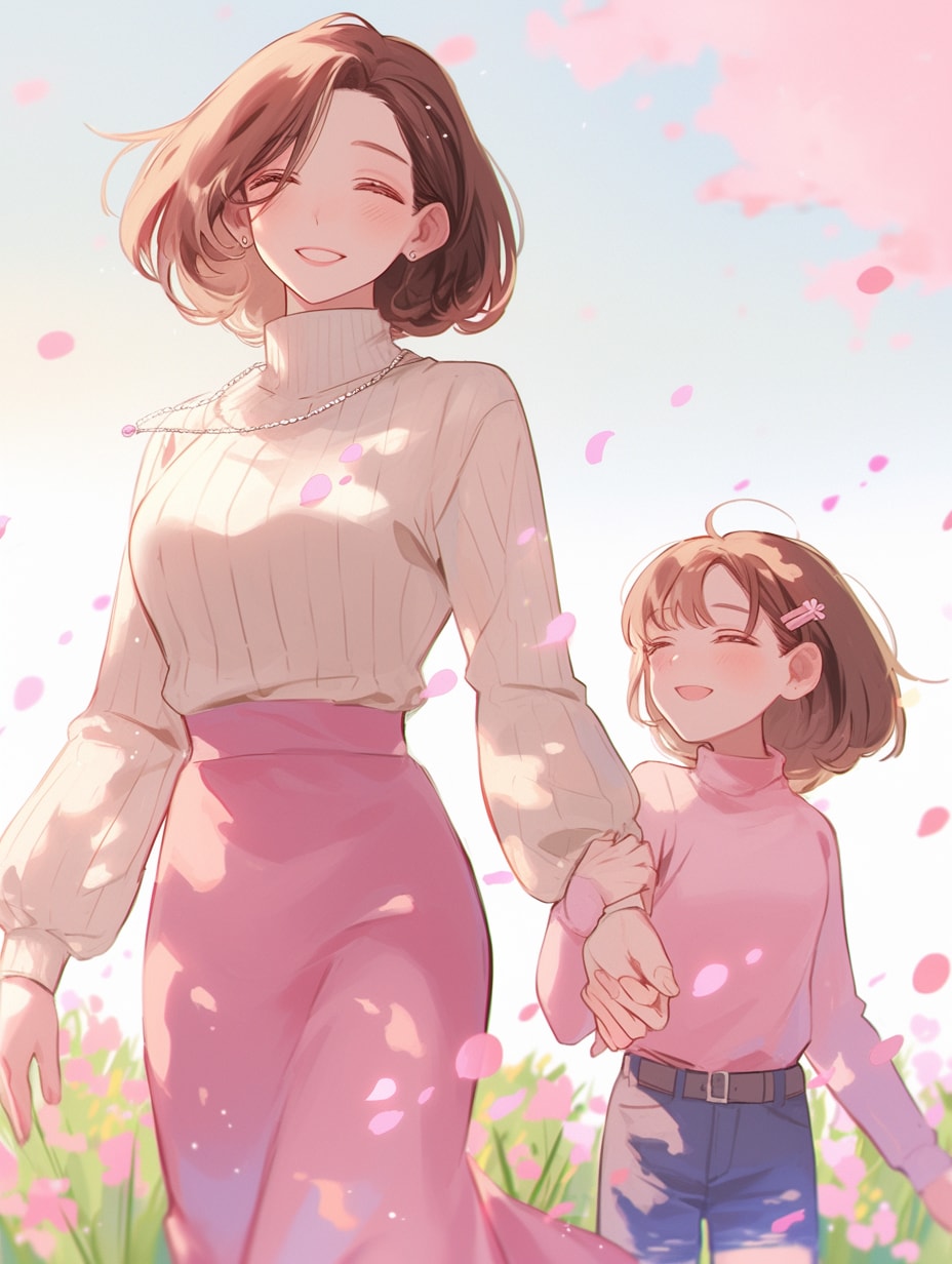 母と娘289 | の人気AIイラスト・グラビア