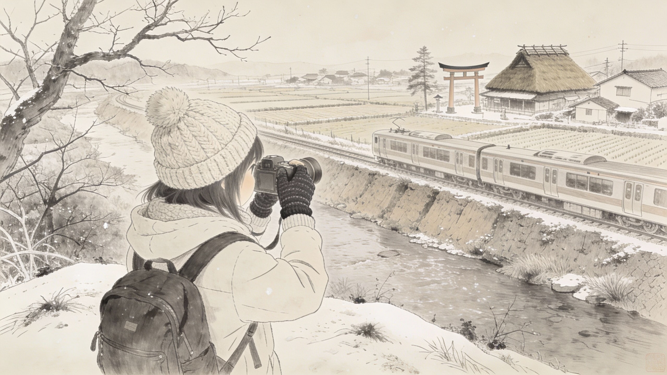 撮り鉄少女 | の人気AIイラスト・グラビア