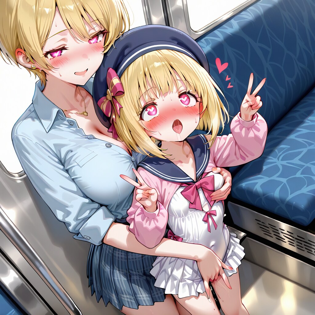女の子相手でも感じてしまう元メスガキ