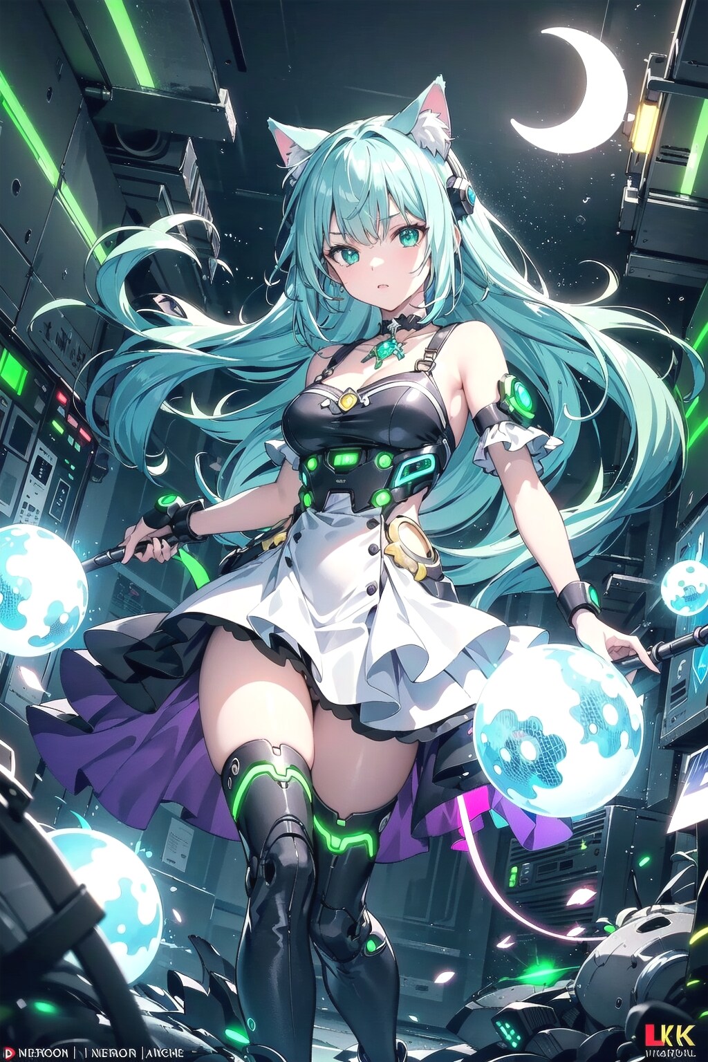 【V4Bでも使える技法】ネオンライティング✨🐱