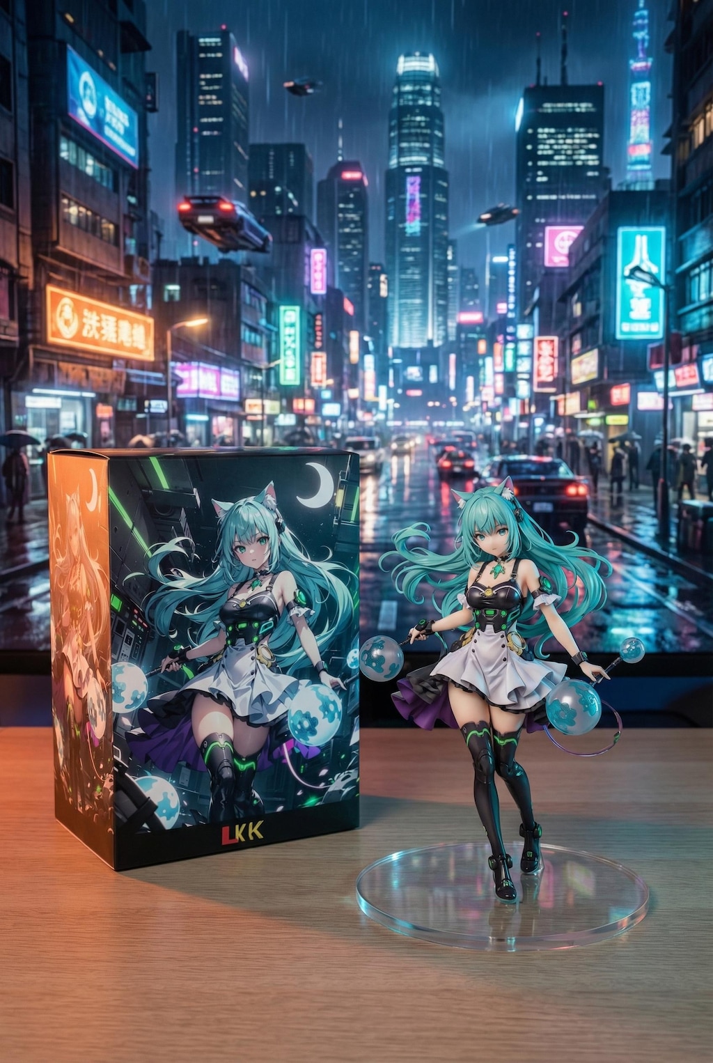 【V4Bでも使える技法】ネオンライティング✨🐱