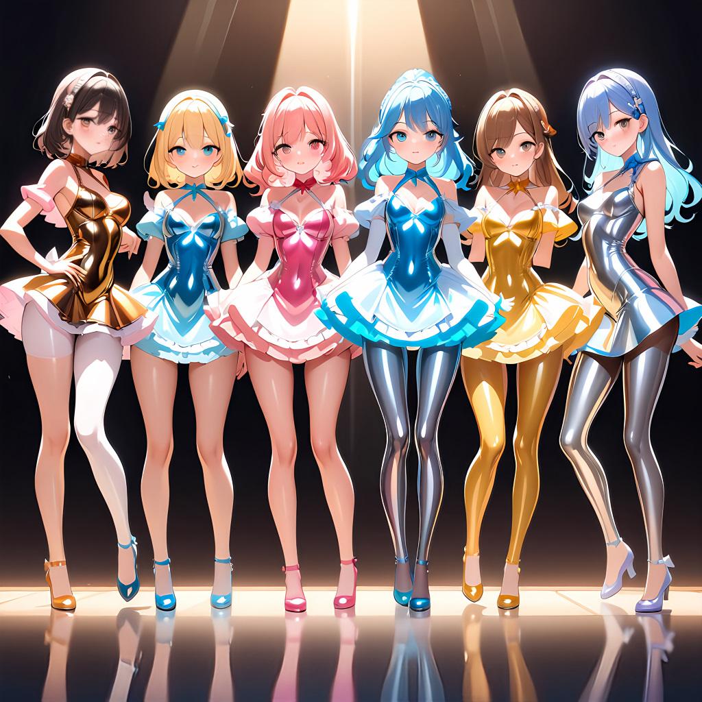 アイドルグループ | の人気AIイラスト・グラビア