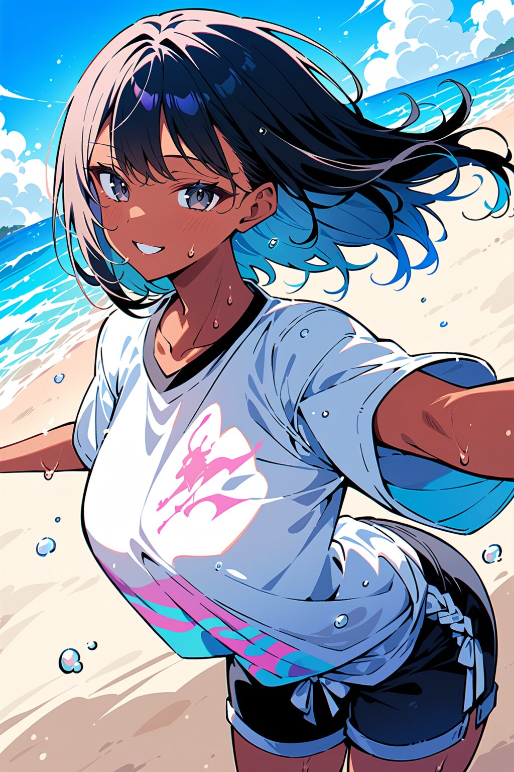 ビーチの女の子