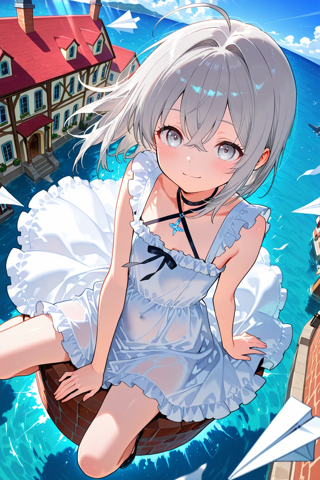 風に任せて | の人気AIイラスト・グラビア