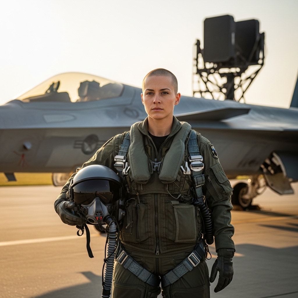 女性戦闘機パイロット