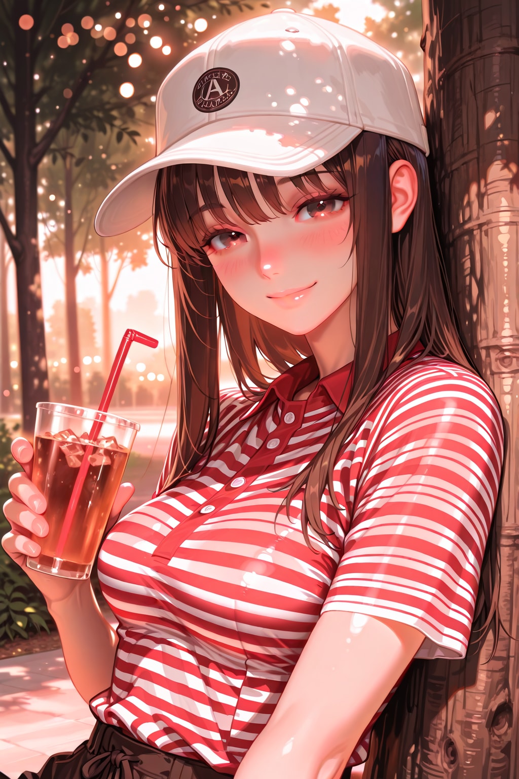 木陰で休憩
