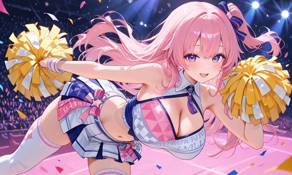 チアガールの少女