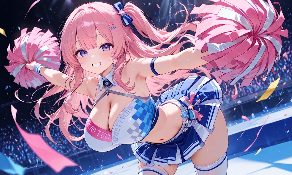 チアガールの少女