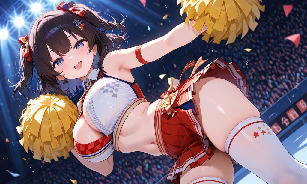 チアガールの少女