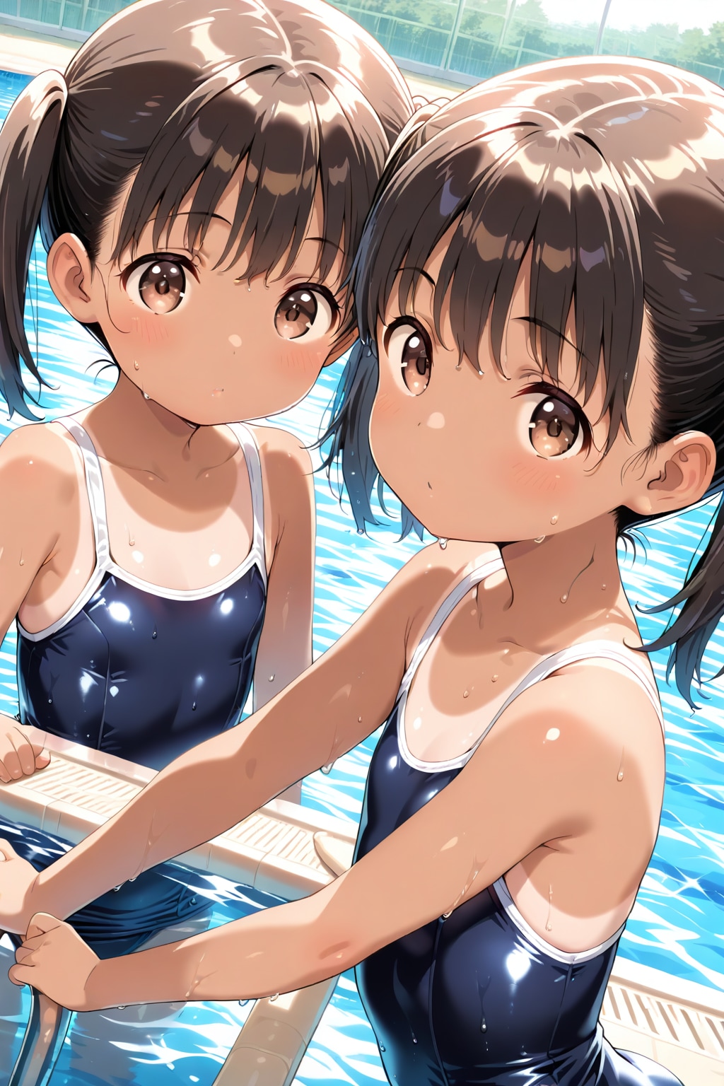スク水美少女たち