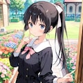 散歩する琴春ちゃん 2枚目
