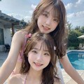 プール女子会 2枚目