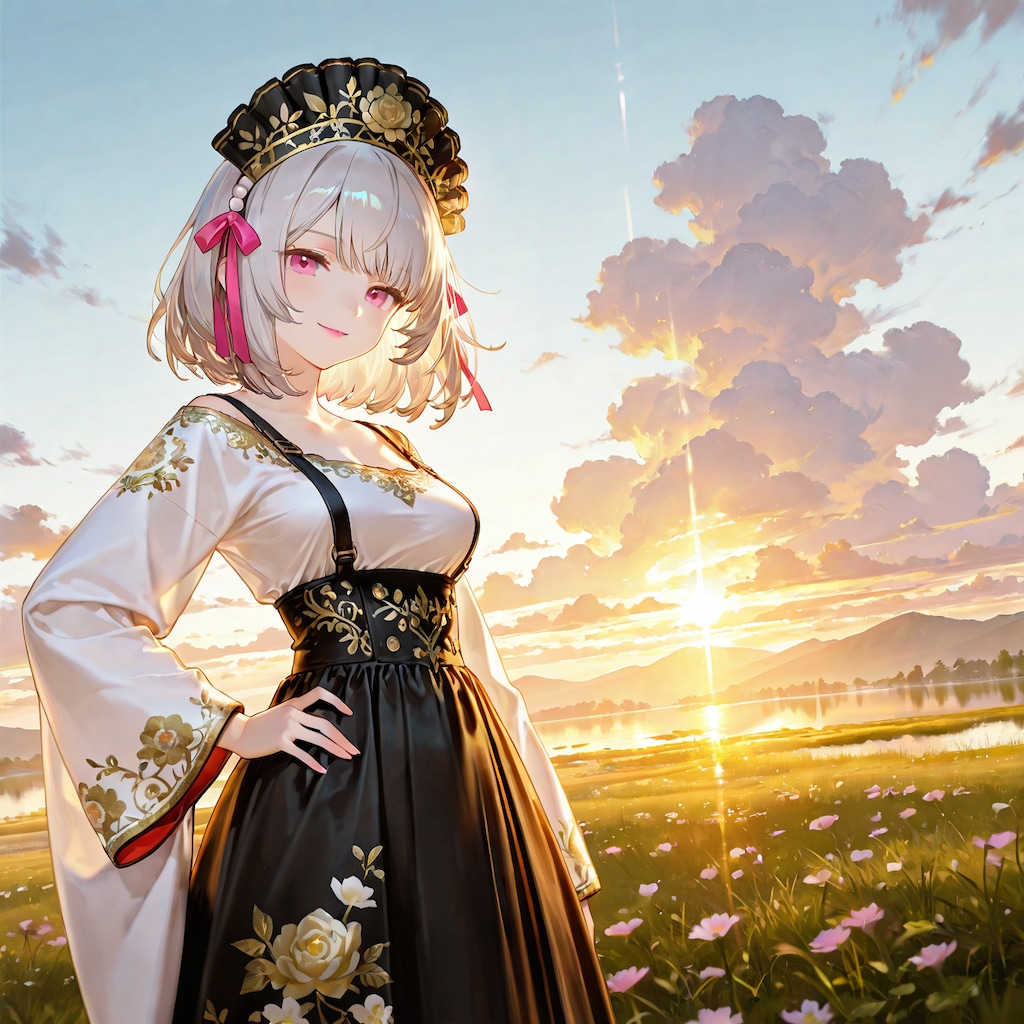 サラファン（ロシア）✖️着物の袖（おはよう#188）