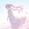 お花畑とジト目ちゃん 10枚目