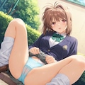 理恵ちゃんの一人遊び（修正控えめVer.） 3枚目