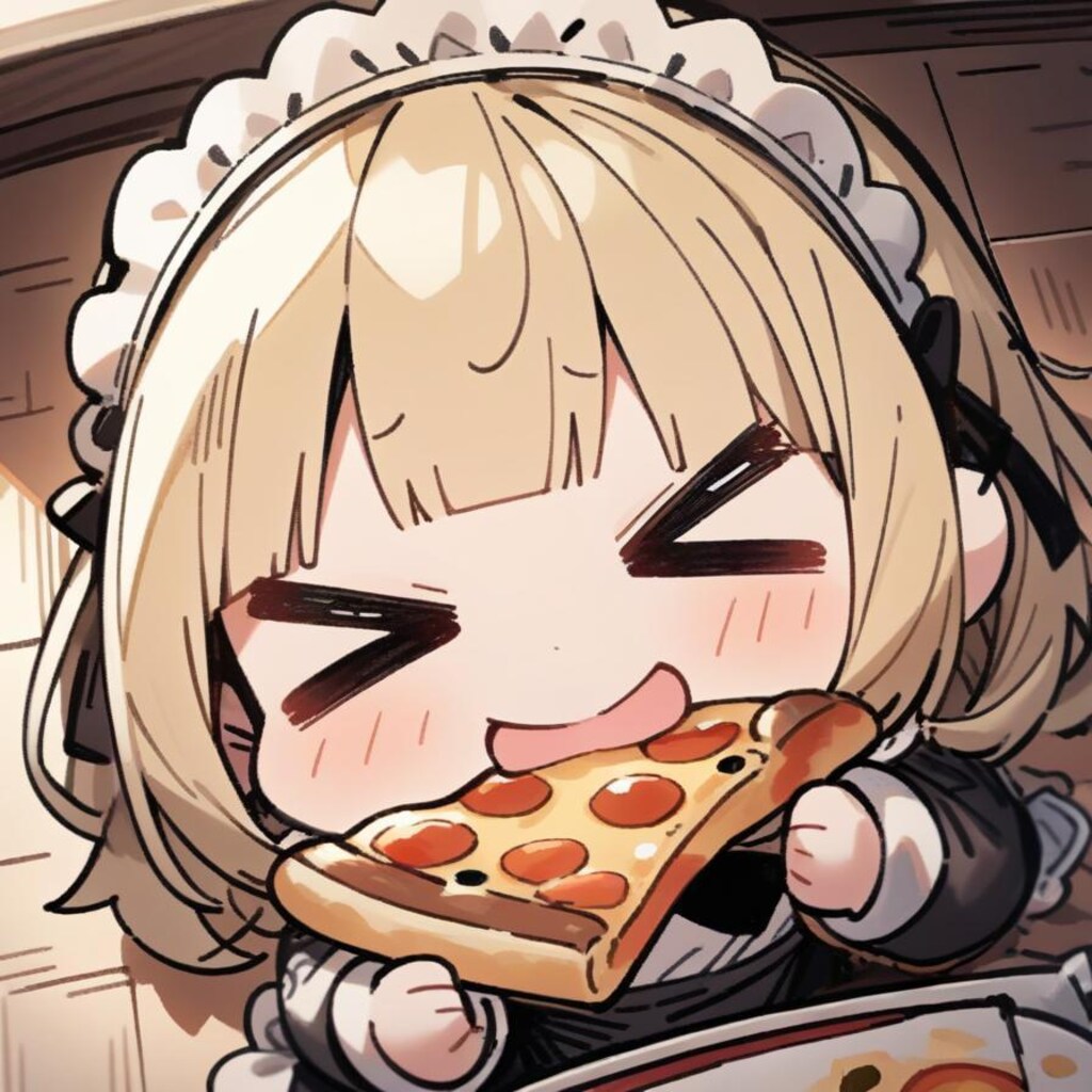 🍕おピッツァべんとぅー作ったら 今日はお出掛けメイドちゃん🍕