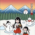 雪女ちゃんの富良野旅行？ 2枚目