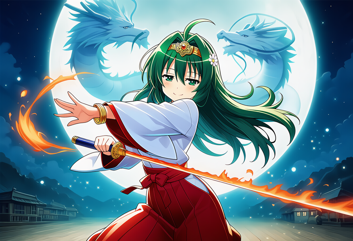 剣神楽日輪 | の人気AIイラスト・グラビア