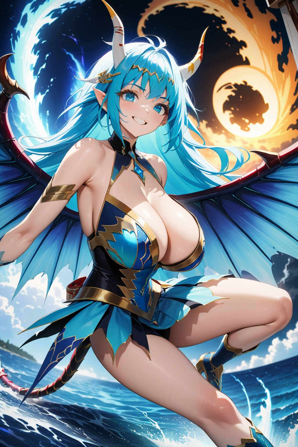 伝説の少女 バハムート | の人気AIイラスト・グラビア