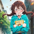 【一ノ瀬千鶴、水原千鶴】　メガネ美人のスカートが 2枚目